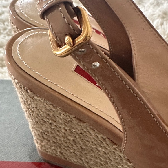 Authentic Prada Vernice Nude Espadrille - Size 37 - Picture 12 of 12